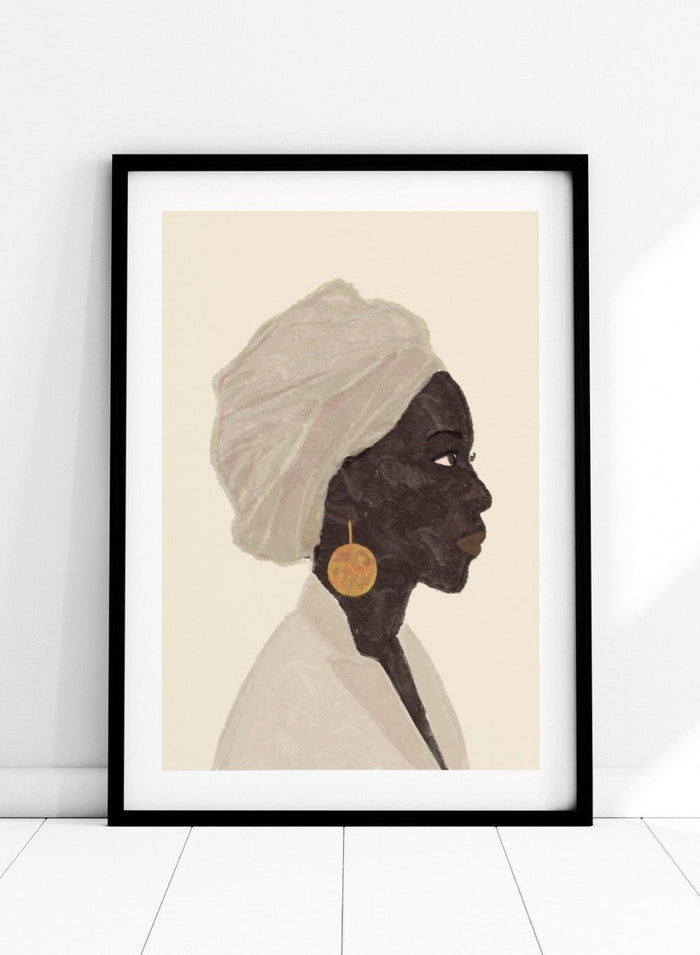 'Golden Earring' Aesthetic Art Print_Sugar & Canvas_Sugar & Canvas