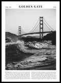 Golden Gate Bridge Black and White City Art Print_Sugar & Canvas_Sugar & Canvas