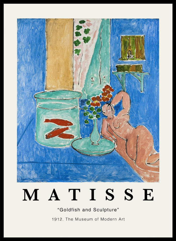 Goldfish and Sculpture 1912 by Henri Matisse Print_Sugar & Canvas