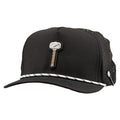 Golfio - Pins & Aces Thor's Hammer Perforated Rope Golf Cap Black - 25 Men