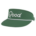 GoodGood Golf Blades Classic Golf Visor Green/White - SU26 Men