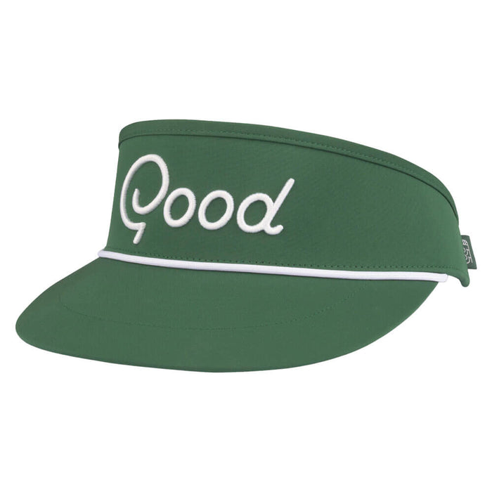 GoodGood Golf Blades Classic Golf Visor Green/White - SU26 Men