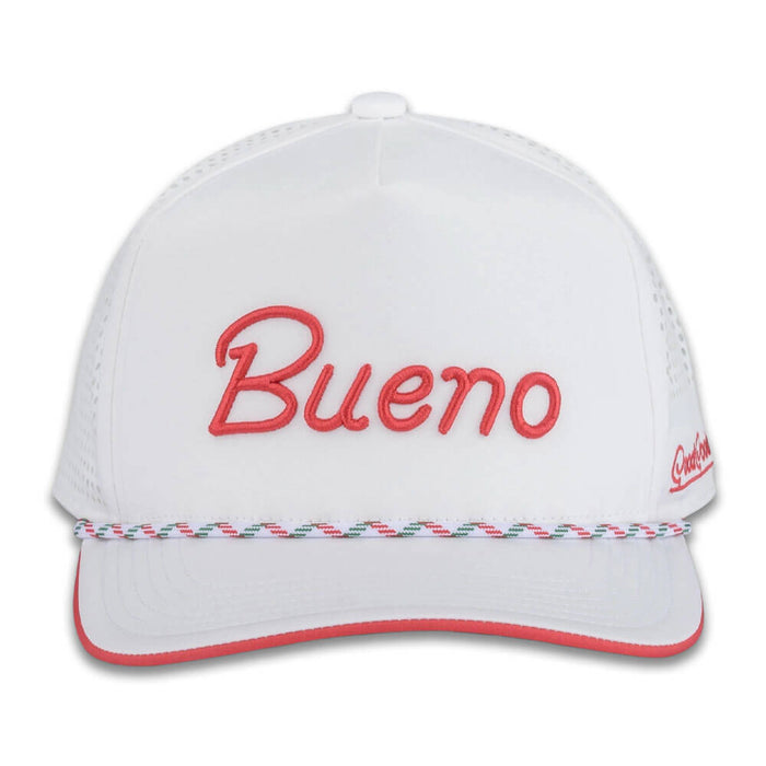 GoodGood Golf Bueno Rope Golf Cap White/Orange - SU26 Men