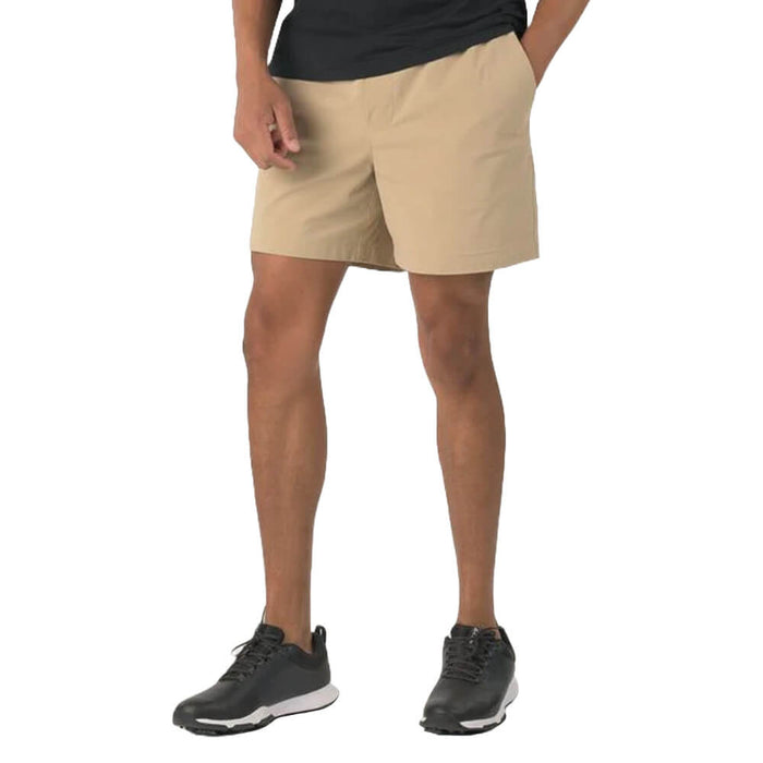 GoodGood Golf Flyer Swing Golf Shorts Beige - 26 Men