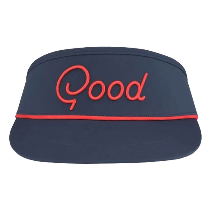 GoodGood Golf Freedom Classic Golf Visor Navy/Red - SU26 Men