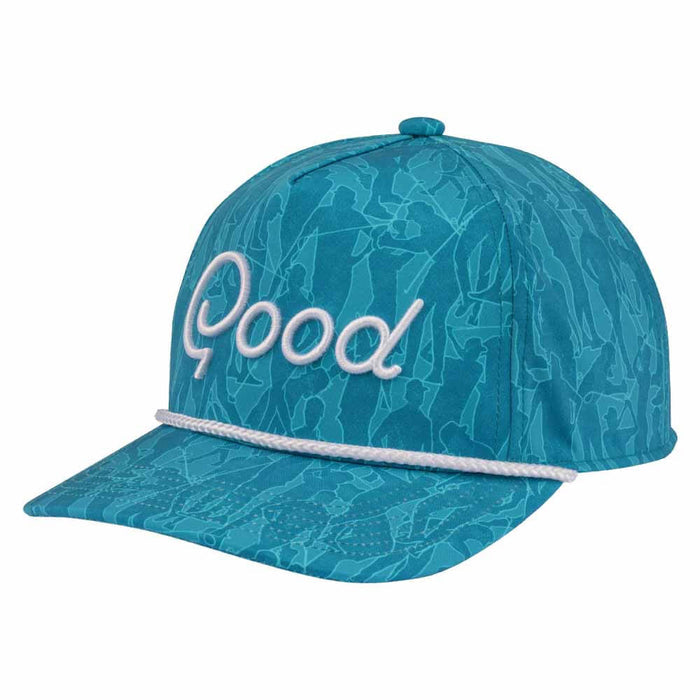 GoodGood Golf Golf Trip Rope Golf Cap Teal/White - SU26 Men