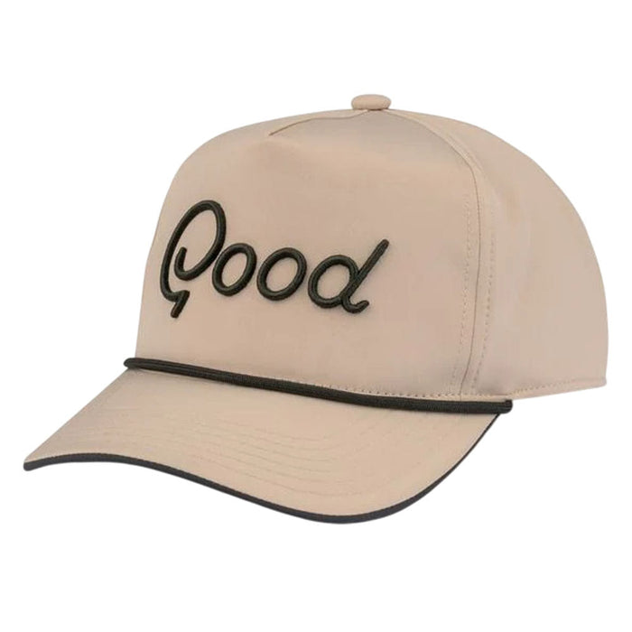 GoodGood Golf Good Swing Rope Golf Cap Ivory/Black - SU26 Men