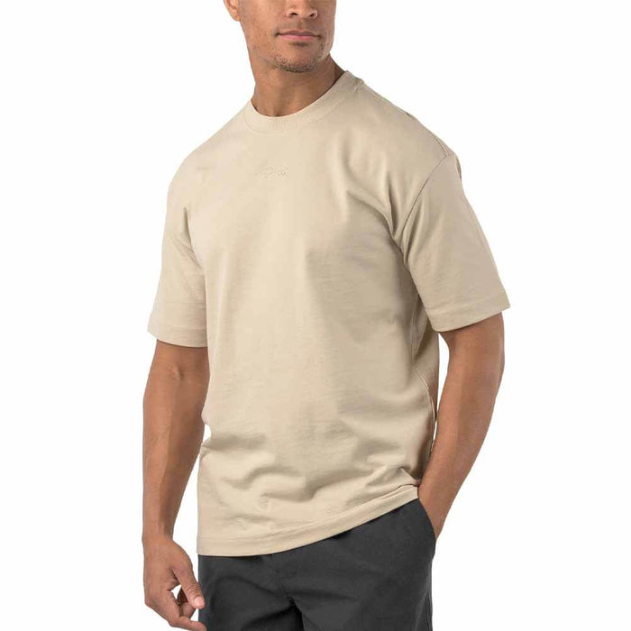 GoodGood Golf Hazy Day Boxy Golf T-Shirt Beige - SU26 Men