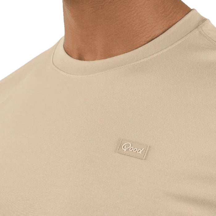 GoodGood Golf Hazy Day Slim Fit Golf T-Shirt Beige - SU26 Men