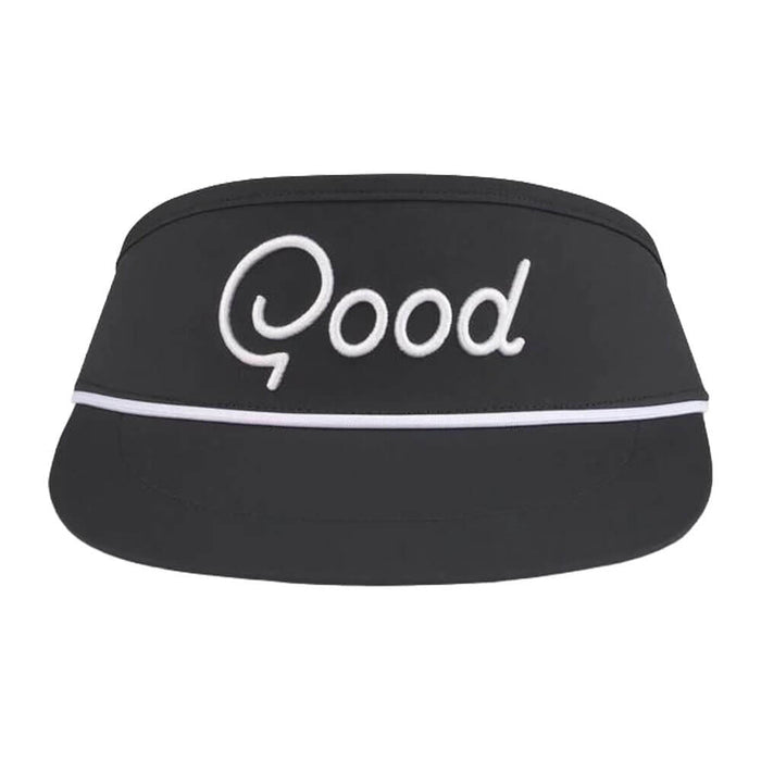GoodGood Golf Hole In One Classic Golf Visor Black/White - SU26 Men