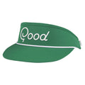 GoodGood Golf Show Out Classic Golf Visor Green/White - SU26 Men