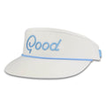 GoodGood Golf The Goodest Classic Golf Visor White/Sky Blue - SU26 Men