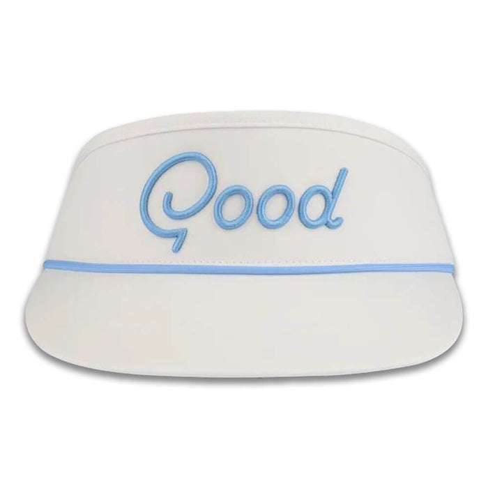 GoodGood Golf The Goodest Classic Golf Visor White/Sky Blue - SU26 Men