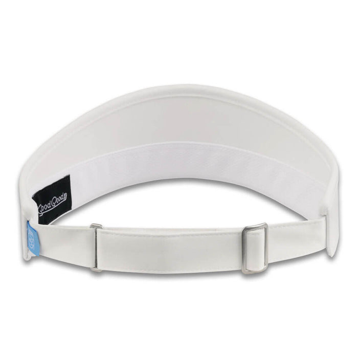 GoodGood Golf The Goodest Classic Golf Visor White/Sky Blue - SU26 Men