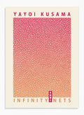 Gradient Infinity Nets Inspired by Yayoi Kusama Art Print