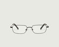 Charcoal::Graham Eyeglasses rectangle Black metal front