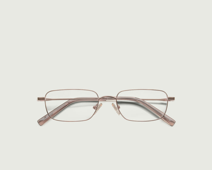 Tan::Graham Eyeglasses rectangle Brown metal top
