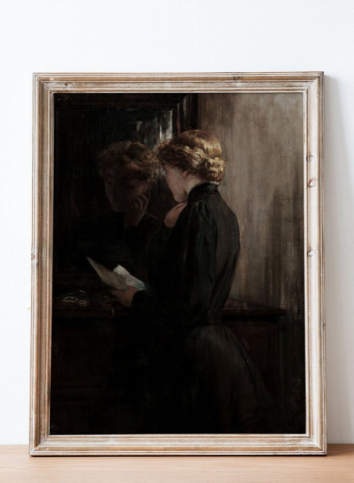 "Grandmother’s Love Letters" Art Print_Sugar & Canvas_James Carroll Beckwith