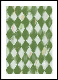 'Green Diamond Pattern' Aesthetic Art Print_Sugar & Canvas_Sugar & Canvas