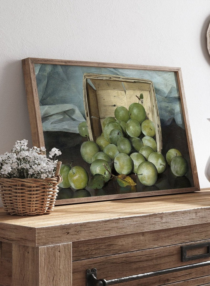 "Green Plums" Art Print_Sugar & Canvas_Joseph Decker