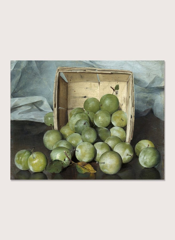 "Green Plums" Art Print_Sugar & Canvas_Joseph Decker