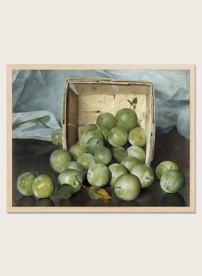 "Green Plums" Art Print_Sugar & Canvas_Joseph Decker