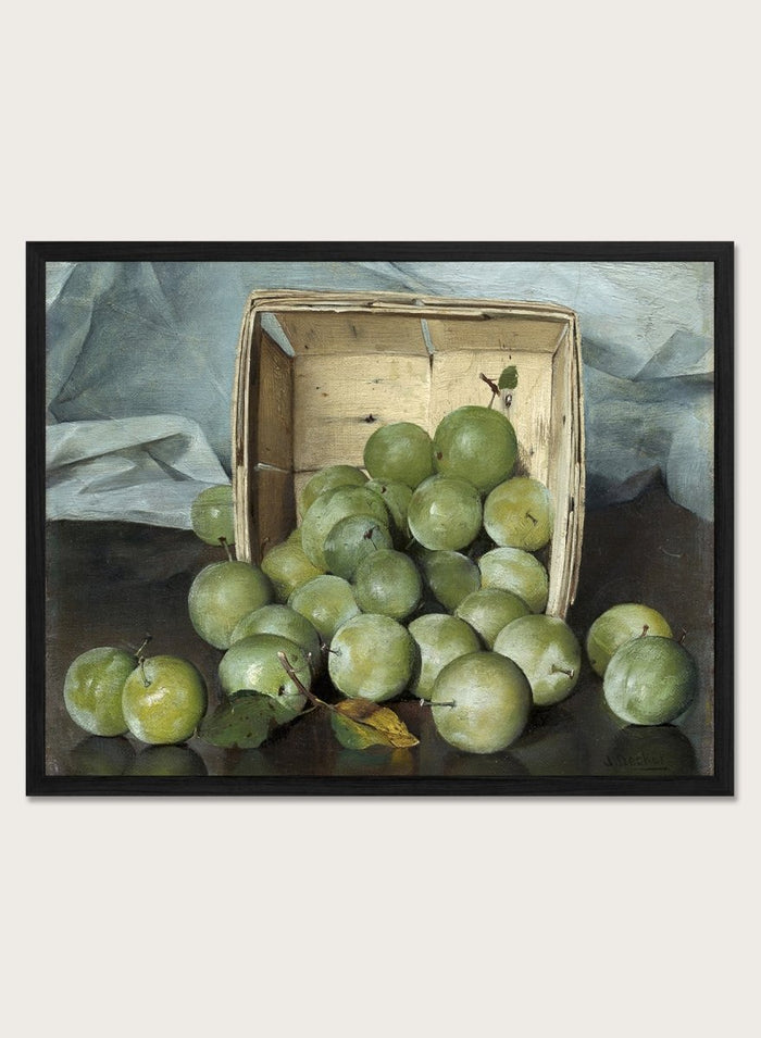 "Green Plums" Art Print_Sugar & Canvas_Joseph Decker