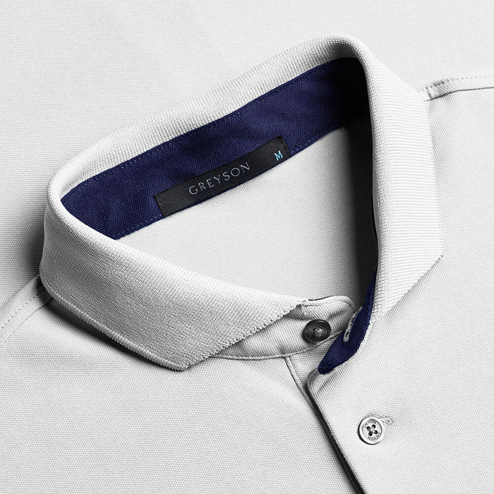 Greyson Crowley Icon Shortsleeve Golf Polo Artic - SP26 Men