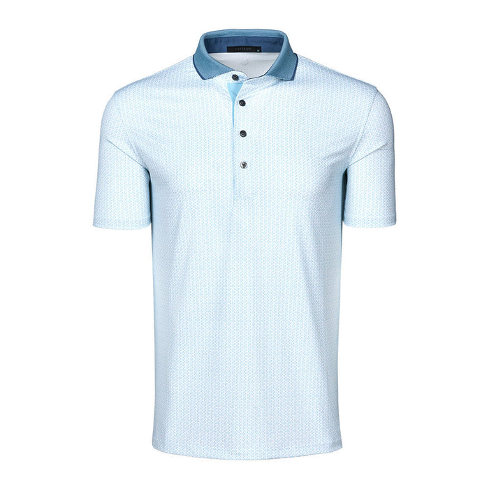 Greyson Iron Serpent Shortsleeve Golf Polo Artic - SP26 Men