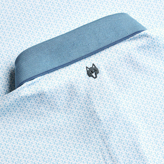 Greyson Iron Serpent Shortsleeve Golf Polo Artic - SP26 Men