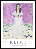 Gustav Klimt painted Mäda Primavesi exactly as she appeared to him. A girl who stood with total confidence, hands on hips, completely sure of who she was. The bright lilac backdrop and scattered florals make the whole portrait feel full of life, but it’s her expression that pulls you in.

This is the kind of print that quietly lifts you. Every time you walk past it, you feel a little braver, a little lighter, and a little more like the version of yourself who doesn’t shrink from anything.