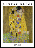 This fine art print of The Kiss by Gustav Klimt brings together a mix of gold textures, geometric shapes, and a quiet, intimate moment between the two figures. The patterns are bold, but the overall mood feels soft and inviting. Klimt balanced detail and simplicity in a way that makes the artwork feel both decorative and emotional. It’s a strong choice if you want a print that adds depth, warmth, and a sense of history to your space without making it feel heavy.