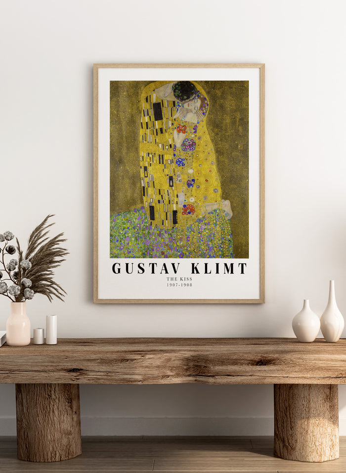 Gustav Klimt - The Kiss Art Print