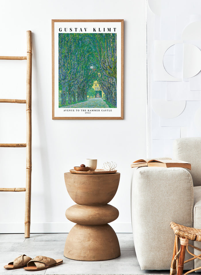 Gustav Klimt Avenue to the Kammer Castle 1912 Art Print