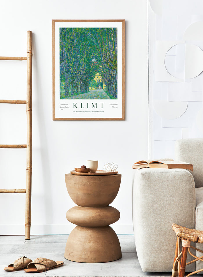 Gustav Klimt Avenue to the Kammer Castle 1912 Art Print