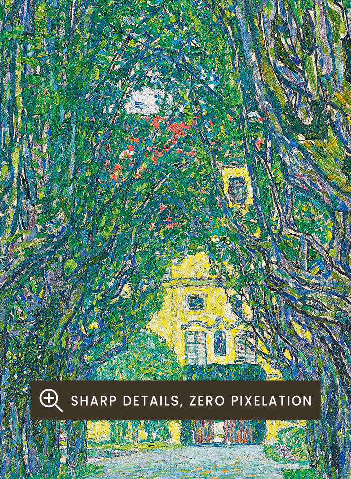 Gustav Klimt Avenue to the Kammer Castle 1912 Art Print