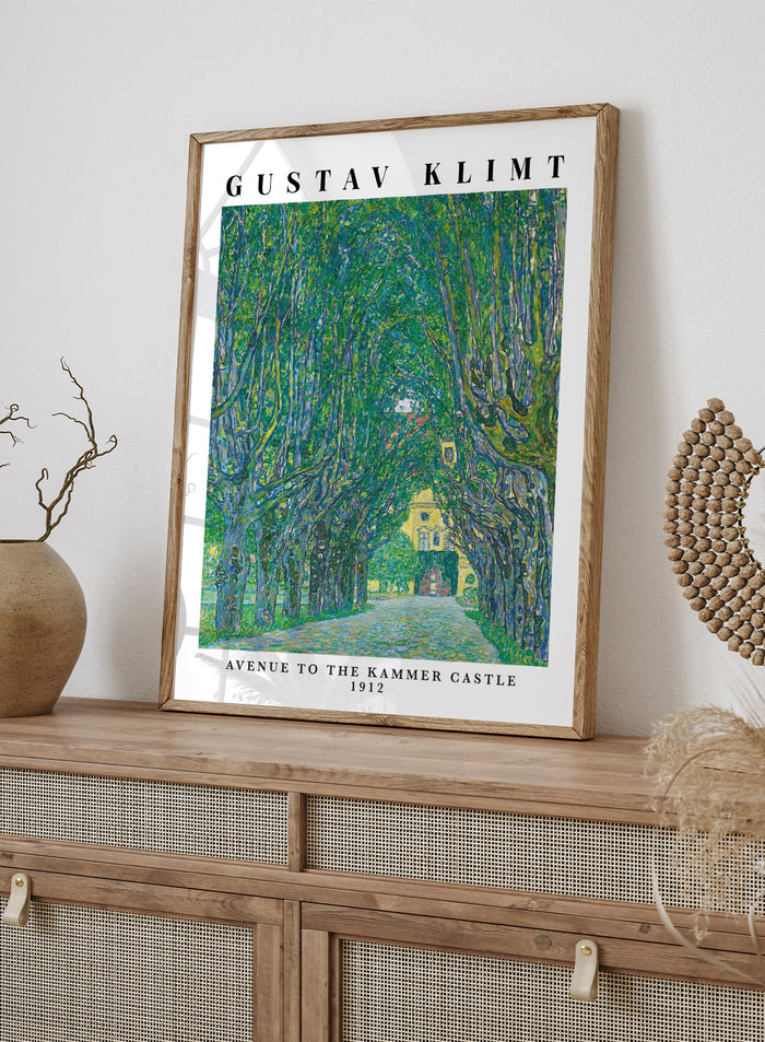 Gustav Klimt Avenue to the Kammer Castle 1912 Art Print
