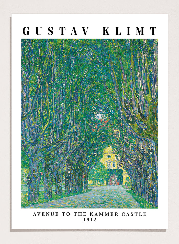 Gustav Klimt Avenue to the Kammer Castle 1912 Art Print