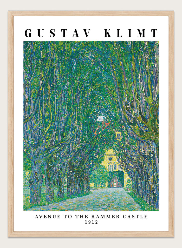 Gustav Klimt Avenue to the Kammer Castle 1912 Art Print