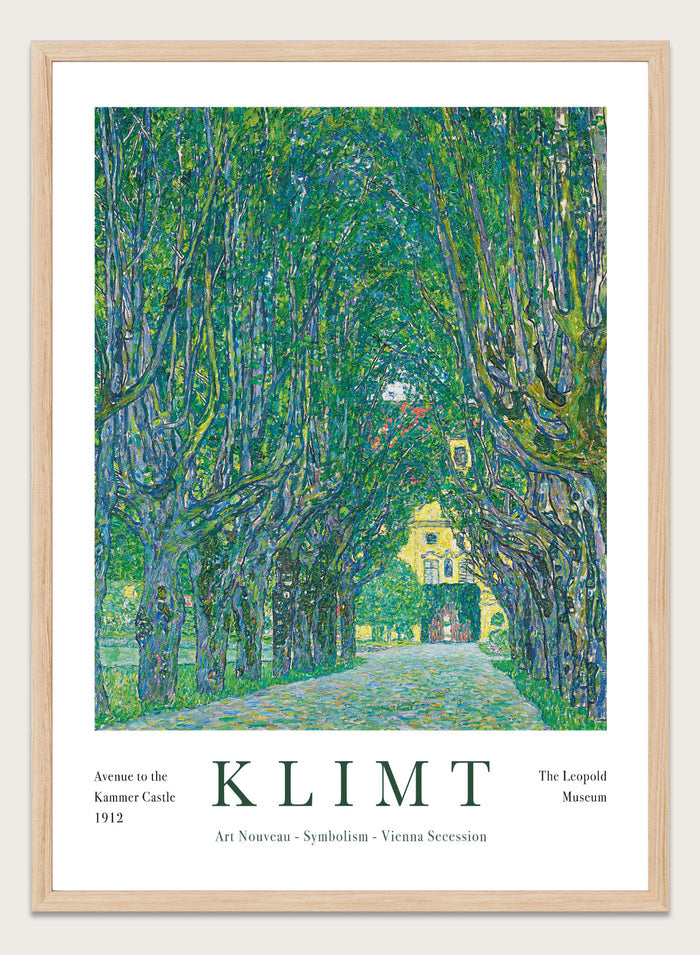 Gustav Klimt Avenue to the Kammer Castle 1912 Art Print