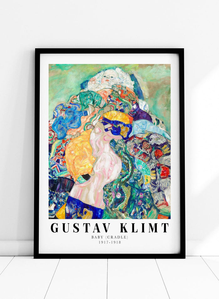 Gustav Klimt Baby Cradle 1917 - 1918 Art Print_Sugar & Canvas