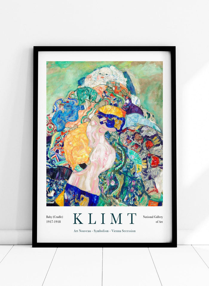 Gustav Klimt Baby Cradle 1917 - 1918 Art Print_Sugar & Canvas