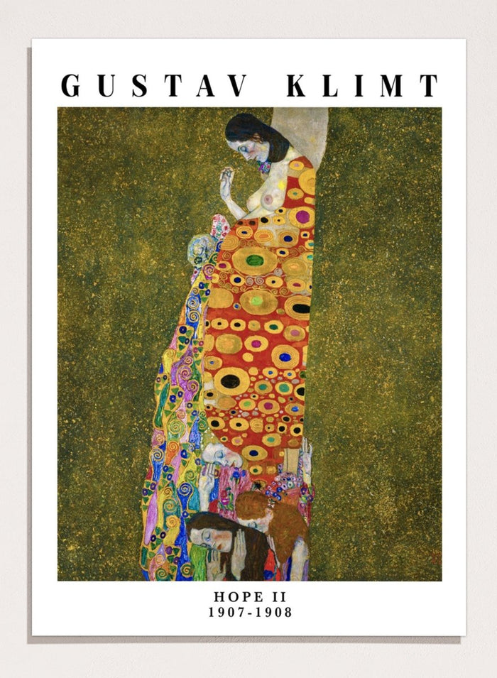 Gustav Klimt Hope II 1907-1908 Art Print_Sugar & Canvas_Gustav Klimt