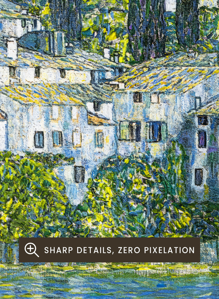 Gustav Klimt Kirche in Cassone 1913 Art Print