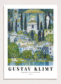 Gustav Klimt Kirche in Cassone 1913 Art Print