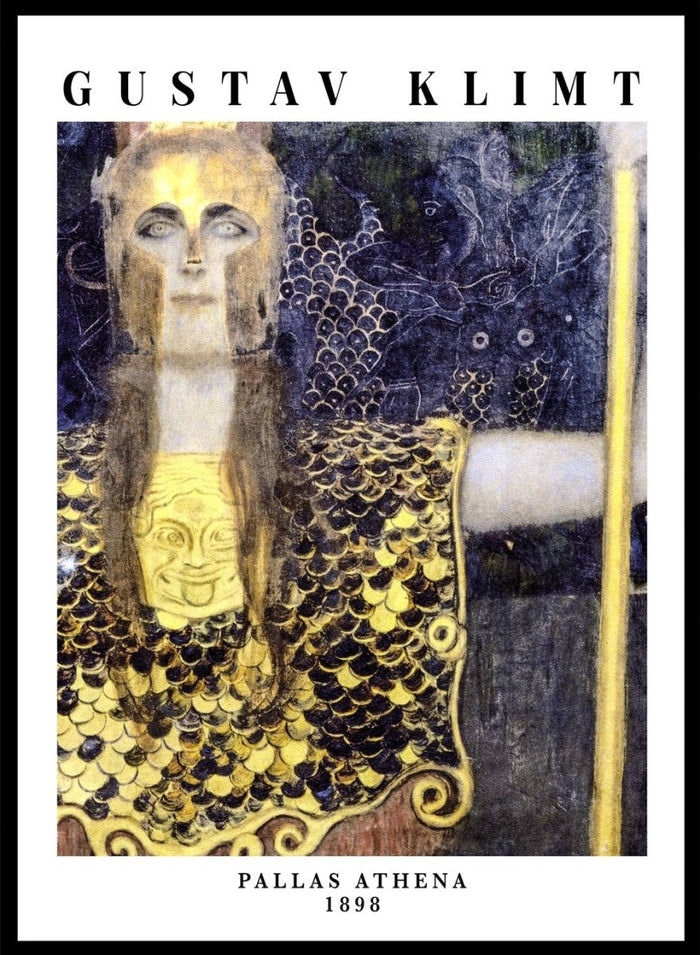 Gustav Klimt Pallas Athena 1898 Art Print_Sugar & Canvas_Gustav Klimt