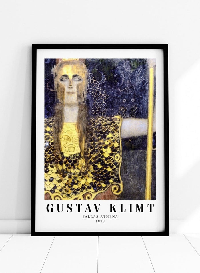 Gustav Klimt Pallas Athena 1898 Art Print_Sugar & Canvas_Gustav Klimt