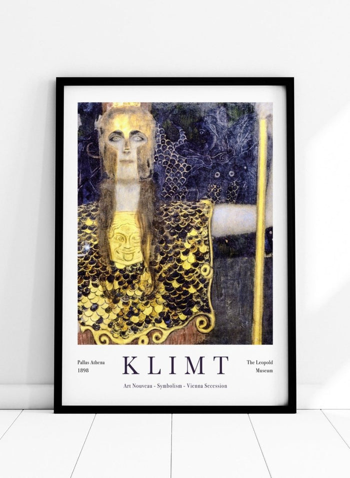 Gustav Klimt Pallas Athena 1898 Art Print_Sugar & Canvas_Gustav Klimt