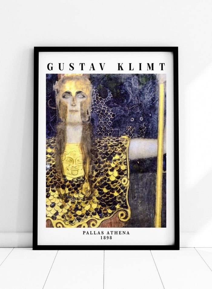 Gustav Klimt Pallas Athena 1898 Art Print_Sugar & Canvas_Gustav Klimt