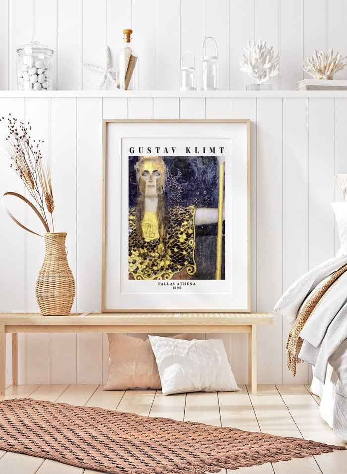 Gustav Klimt Pallas Athena 1898 Art Print_Sugar & Canvas_Gustav Klimt
